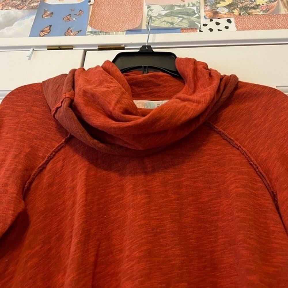 Free People Beach Cocoon Cowl Neck Pullover Top